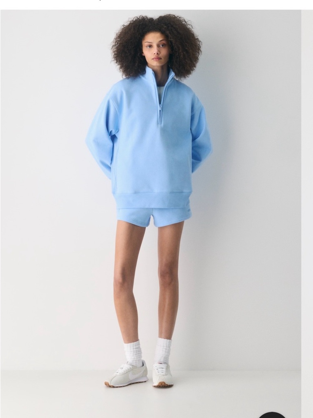 Aritzia Sweatfleece Quarter Zip